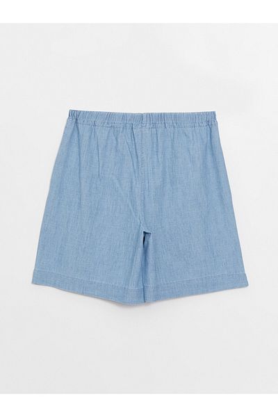 LC Waikiki Pantaloni scurți de jeans LCW pentru femei - Croială confortabilă și talie elastică