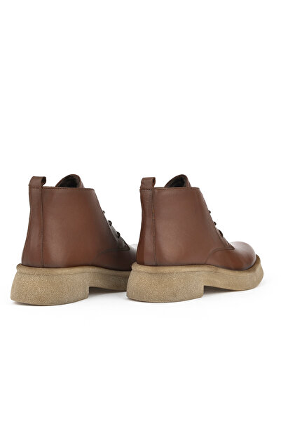 Ziya Γυναικείες μπότες από γνήσιο δέρμα - Tan 14319Z66195