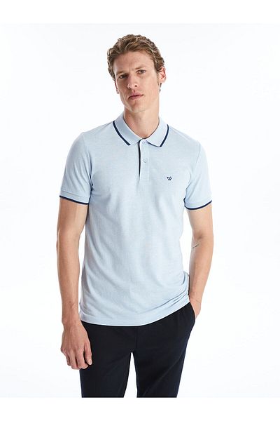 LC Waikiki LW - Tricou pentru bărbați, cu mânecă scurtă, cu gât polo