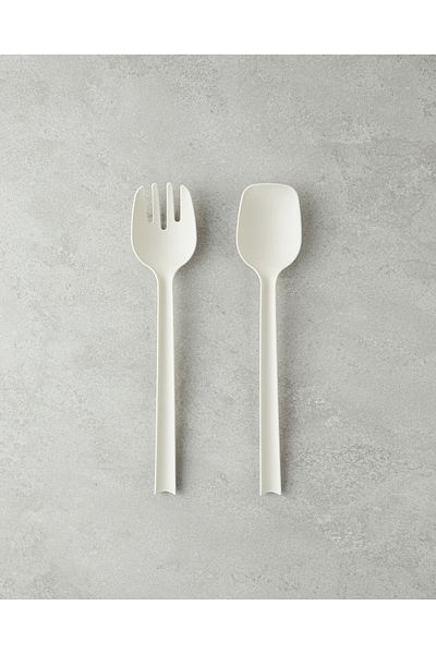 English Home Colessa 28 cm Cream Plastic Serving Set