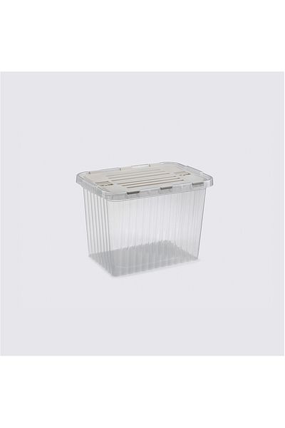 RNL04 16 Liter Transparent Plastic Split Box - Storage Box