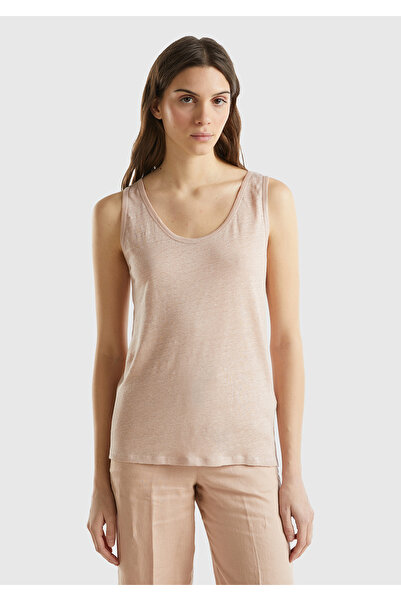 United Colors of Benetton Powder Women's Athlete - 100% Linen, Comfortable Fit, Thick Strap