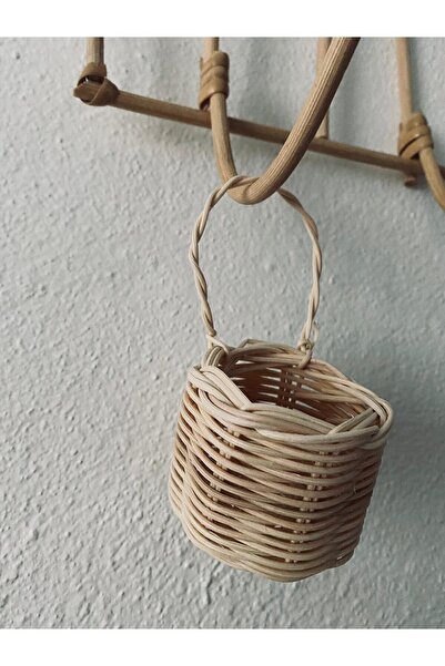 Veneris Design Bambu Hasır Mini Sepet, Ikramlık Sepeti, Düğün Nişan Söz Organ...