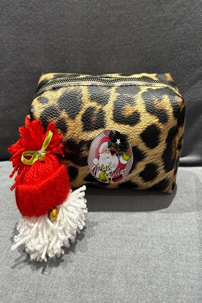 chantacim حقيبة مكياج ليوبارد هدية السنة الجديدة