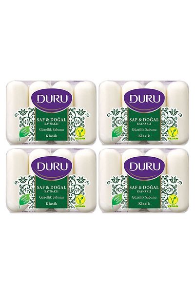 Duru Pure & Natural Source Classic 16 Pieces Beauty Soap 4x280gr