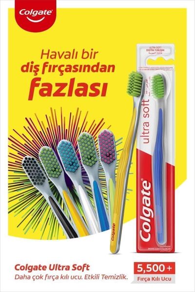 Colgate Optic White Kahve, Çay 50 ml Diş Macunu + Ultra Soft Yumuşak Diş Fırçası Ağız Bakımı Ağız Hijyeni