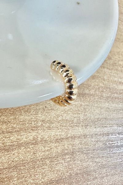 MAZEN Thick Twisted Earcuff - Cartilage Earrings That Do Not Require Holes