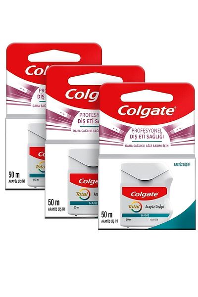 Colgate Total Professional Gingival Health Interface Flossing 3 X 50 m