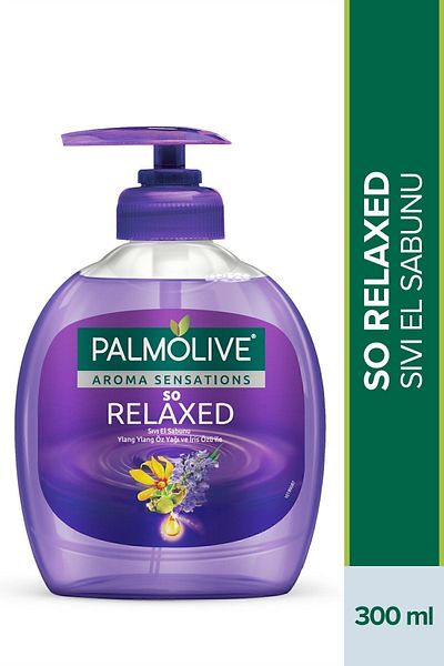 Palmolive Aroma Sensations So Relaxed Liquid Hand Soap with Ylang Ylang Essential Oil and Iris Essence 300 ml