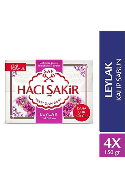 Hacı Şakir Lilac Mold Soap 4X150Gr