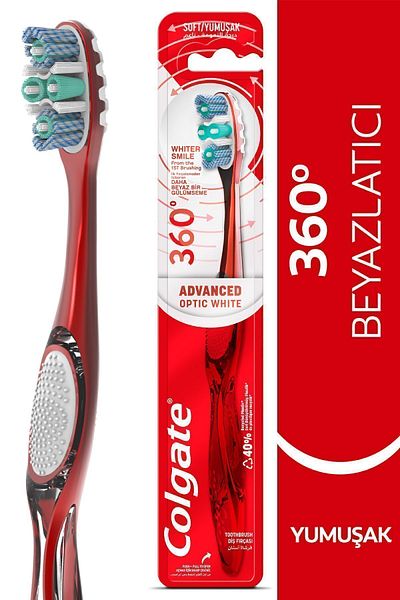 Colgate 360 Advanced Optical White Soft Whitening Toothbrush