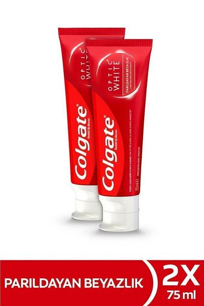 Colgate Optic White Shimmering Whitening Whitening Toothpaste 75 ml X 2 Pieces