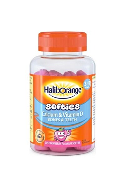 Haliborange Softies Kalsiyum D Vitamini Çilek Aroma 60'lı