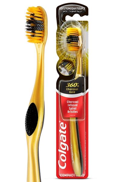 Colgate Optic White Whitening Toothpaste - 50ml X2, Soft Brush, Palmolive Shower Gel 250ml