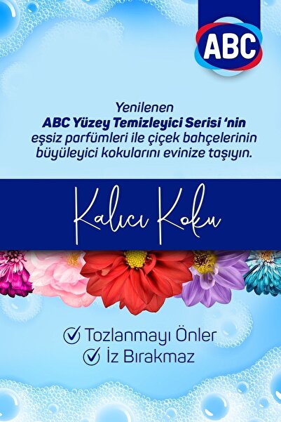 ABC Pembe Buket Yüzey Temizleyici 2500 ml X4