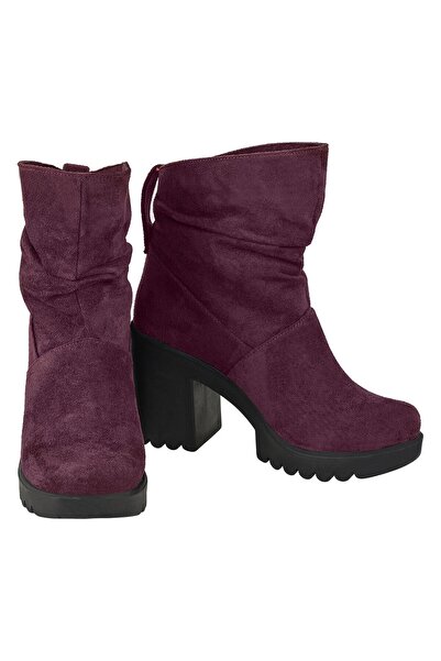 NOOSY Claret Red Light Γυναικείες Μπότες - Φυσούνες