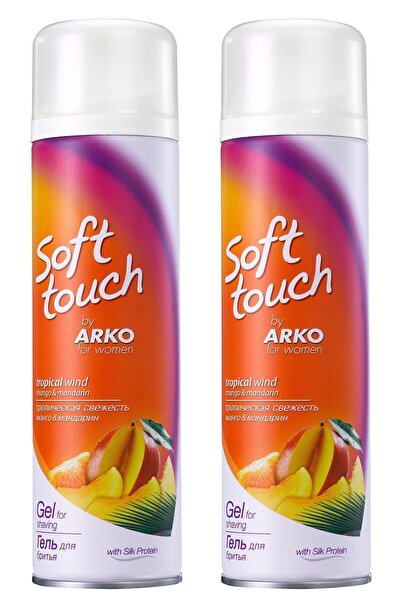 ARKO Soft Touch Tropical Wind Kadın Tıraş Jeli 2x200 ml
