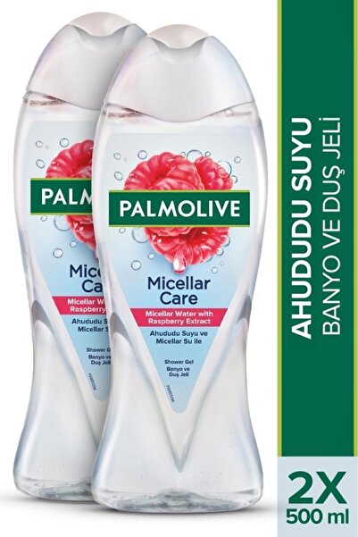 Palmolive Micellar Care & Ahududu Suyu Duş Jeli 500 ml X2 Adet