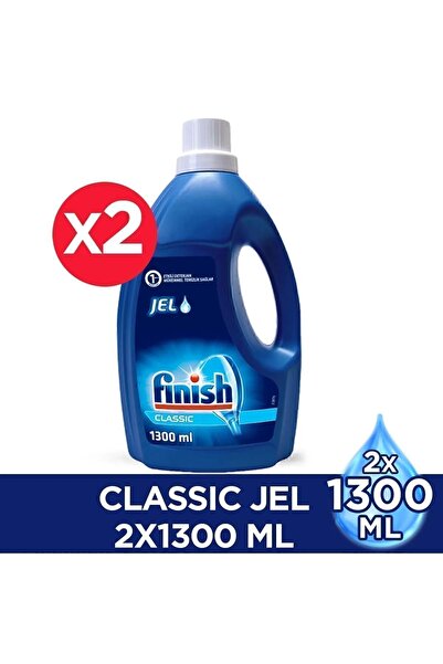 Finish Classic Jel 1300 Ml Bulaşık Makinesi Deterjanı X 2