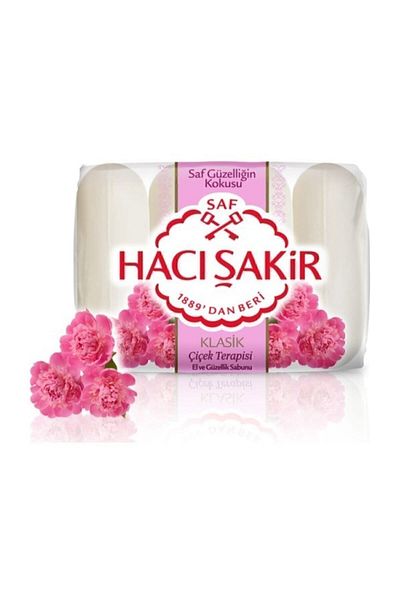 Hacı Şakir Classic Flower Therapy Hand and Beauty Soap 4x70 gr