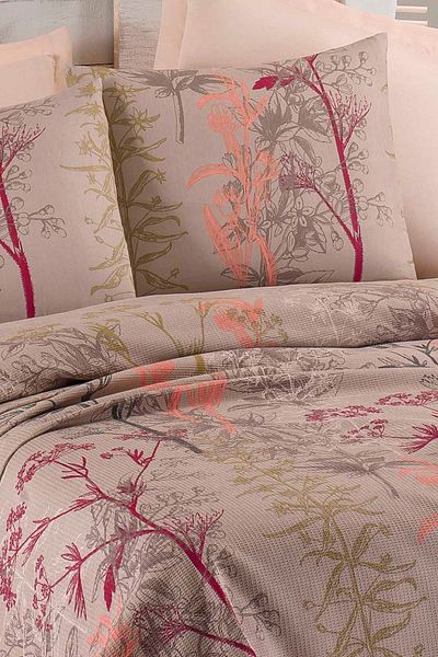 Eponj Home Double Printed Pique Set - Urla Beige