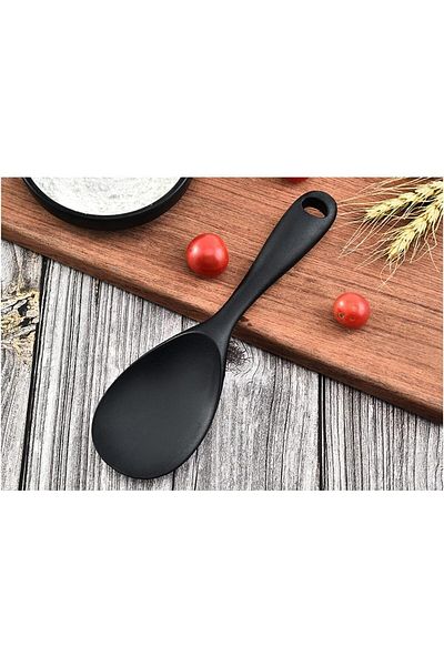 Ekostem Ultra Hard Silicone Rice Spoon - High Temperature Resistant, Fireproof and Non-Stick 1 Piece