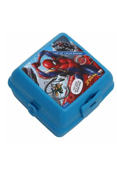 SPIDERMAN Cutie de prânz din plastic albastru - 4 compartimente (OTTO-42574)
