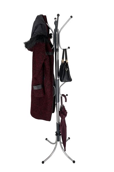 TOLUNAY Orchid Model Anthracite Gray Coat Rack Standing Hanger