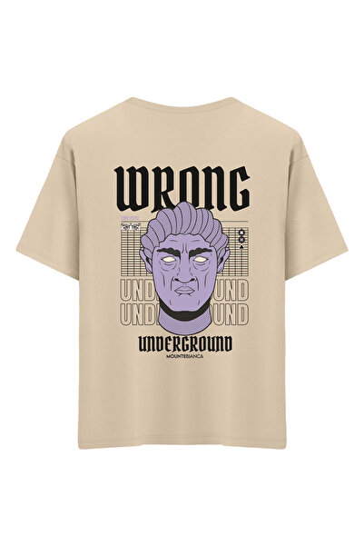 Mounte Bianca Unisex Pogrešno - Oversize kroj T-shirt