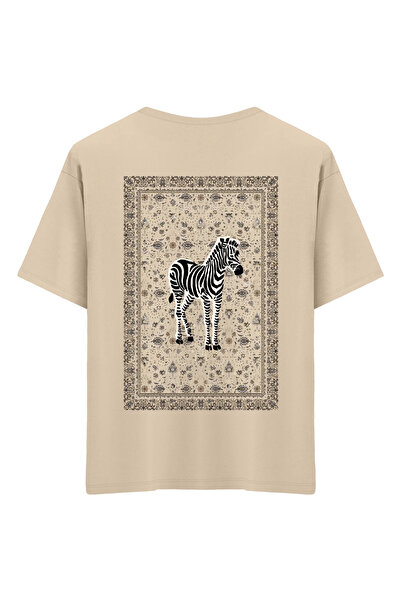Mounte Bianca Unisex zebra - Oversize kroj T-shirt