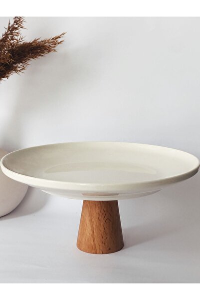 Madas Desıgn Porselen Sunumluk, ayaklı sunumluk, kurabiyelik, pasta servisi, salatalık,sunumluk