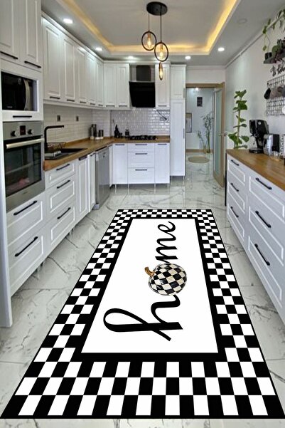 SÜNGERSAN Renkli Halılar Yıkanabilir Dijital Baskı Modern Dekoratif Kaymaz Ta...