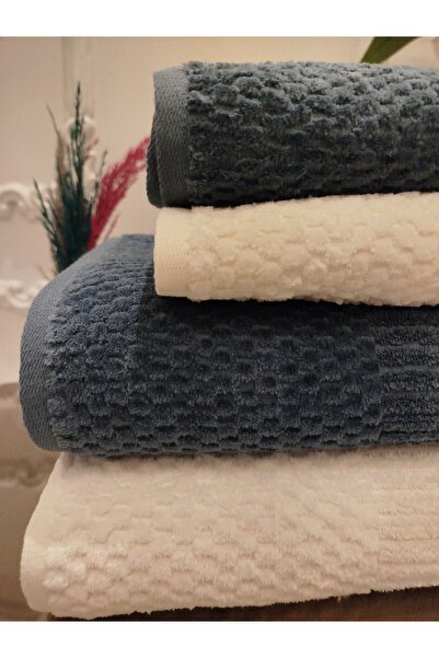 BNR HOME STORE My Plum 4-Piece Bath Towel - Bath Set and Dowry Bowl