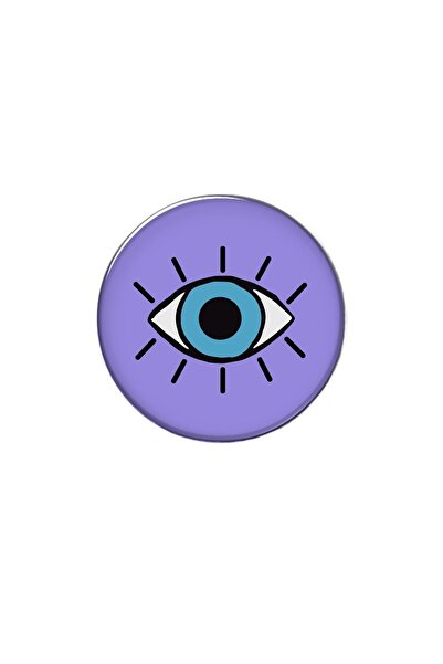 hey lori - Lila Göz Desen Telefon Tutucu