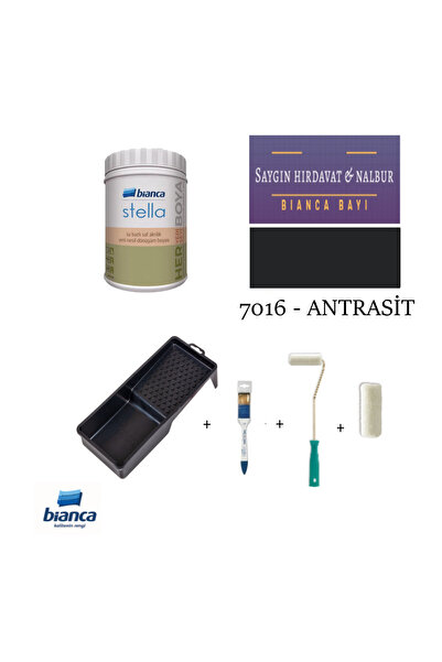 Bianca Stella Yeni Nesil Dönüşüm Boyası Dolap Boyama Seti Antrasit