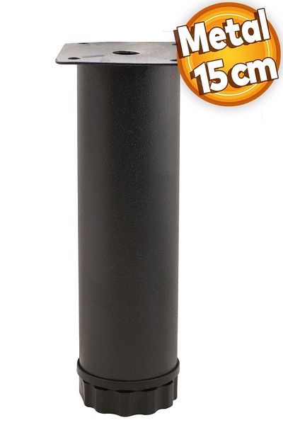 Badem10 15 Cm Lățime Mobilier Metal Negru Canapea și Fotoliu Baza Suport Suport Picior