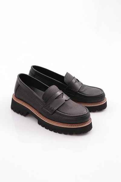 Mammamia D24Ya-3240 Дамски кожени обувки тип мокасини