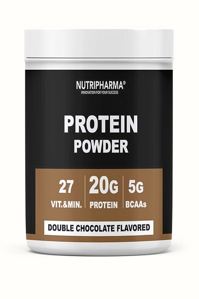 NUTRIPHARMA 464 G Protein Powder - 16 Serve, Chocolate Flavor