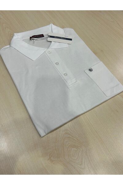 KEMAL EKİNCİ Men's Polo Collar Classic T-Shirt - Pockets and Quality