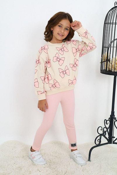 ÖYKÜ KİDS Set cu două fire cu model cu fundă pentru fată