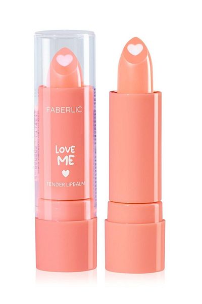Faberlic Love Me Tender Lip Balm - Sweet Lip Care Balm with Almond and Camellia Oil