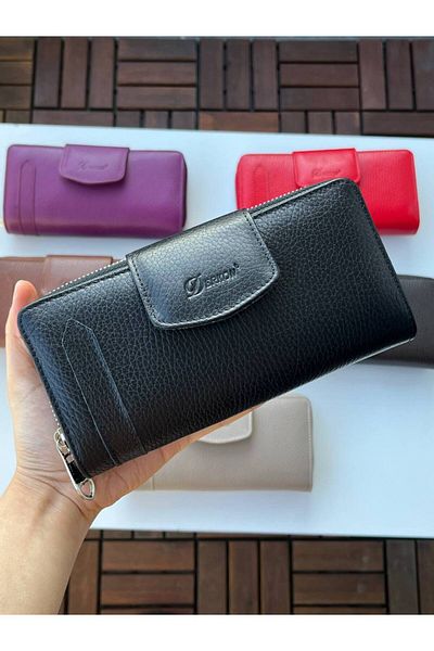 DERKON Genuine Leather Multi-Purpose Women's Wallet