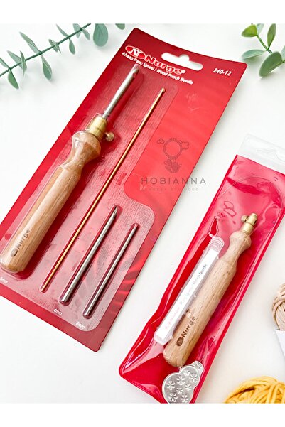 Hobianna Nurge Ince (YENİ MODEL) - Kalın Punch Iğnesi Seti