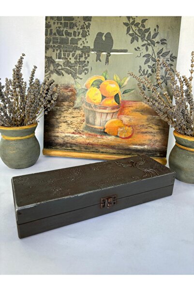 LARTEWOOD Ahşap Takı Kutusu, Organizeri, Dolabı, Tesbih, Bıçak, Kolye, Saat, ...