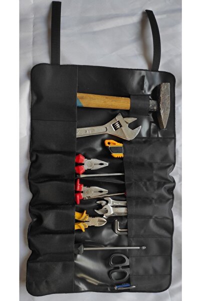 TAKIM ÇANTASI HOBİ Klas Rulo Kumaş 16 Bölmeli Alet Çantası