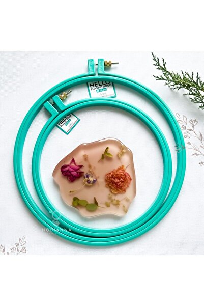 Hobianna Hello 2-Piece بكرة بلاستيكية باللون الفيروزي