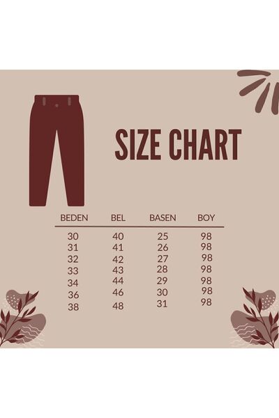 BYATA MENS STYLE Erkek Italyan Kesim Kumaş Pantalon
