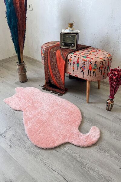 trivago halı Yıkanabilir Sevimli Kedicik Peluş Çocuk Odası Oturma Odası Salon...