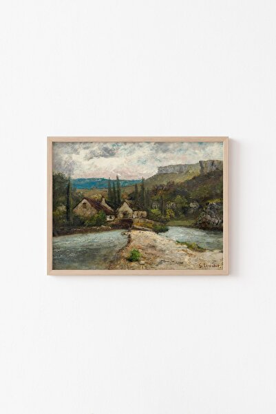 epiqart Sonogno - Cherubino Pata - Ahşap Desenli Çerçeve