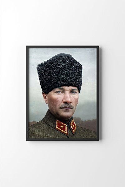 epiqart Atatürk Portresi - Siyah Çerçeve